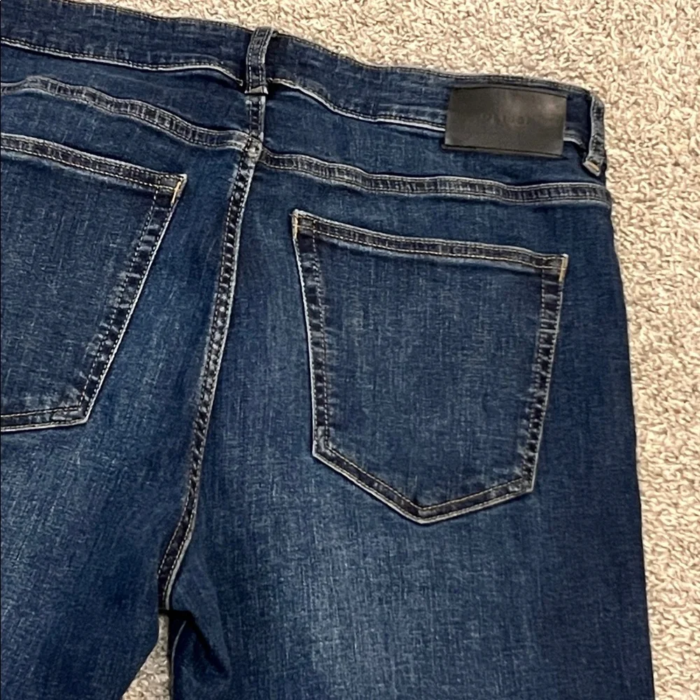 Russell Slim Straight Blue Jeans‎ Thunderbird (Dark Indigo) 34x32 Denim